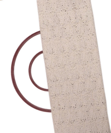 off white leaf pattern crosia fabic